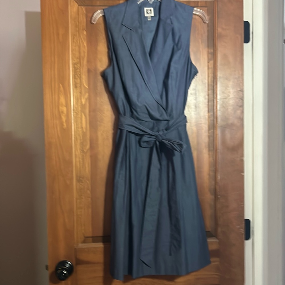 Anne Klein dress denim like color but not denim size 12 , no stains or defect